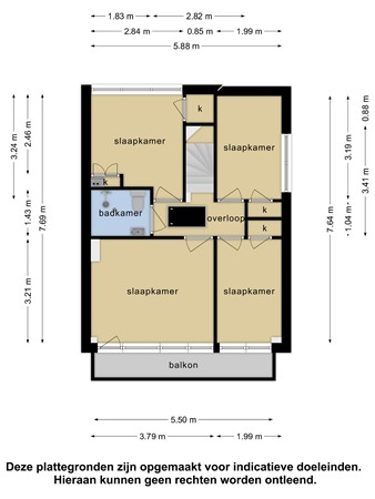 Floorplan - Van der Voortweg 11, 5282 RA Boxtel